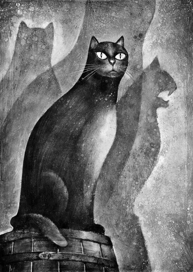 Ilustración de cuentos poe