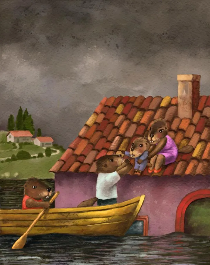 Ilustración de el muro