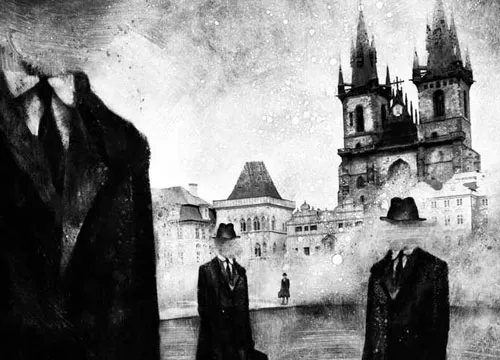 Ilustración de kafka portada