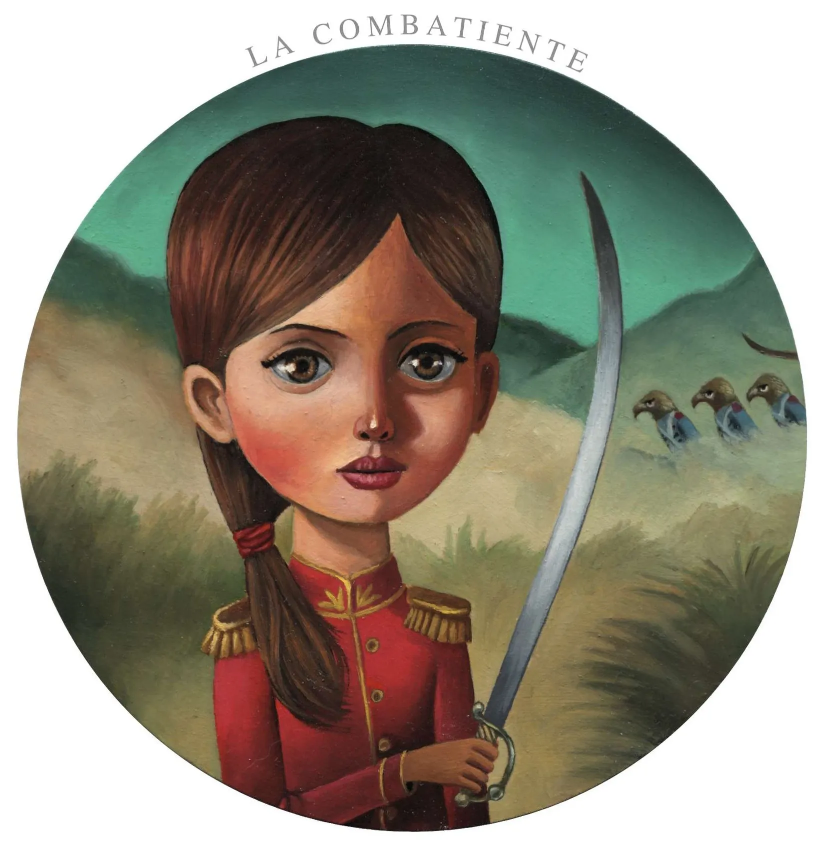 Ilustración de la combatiente