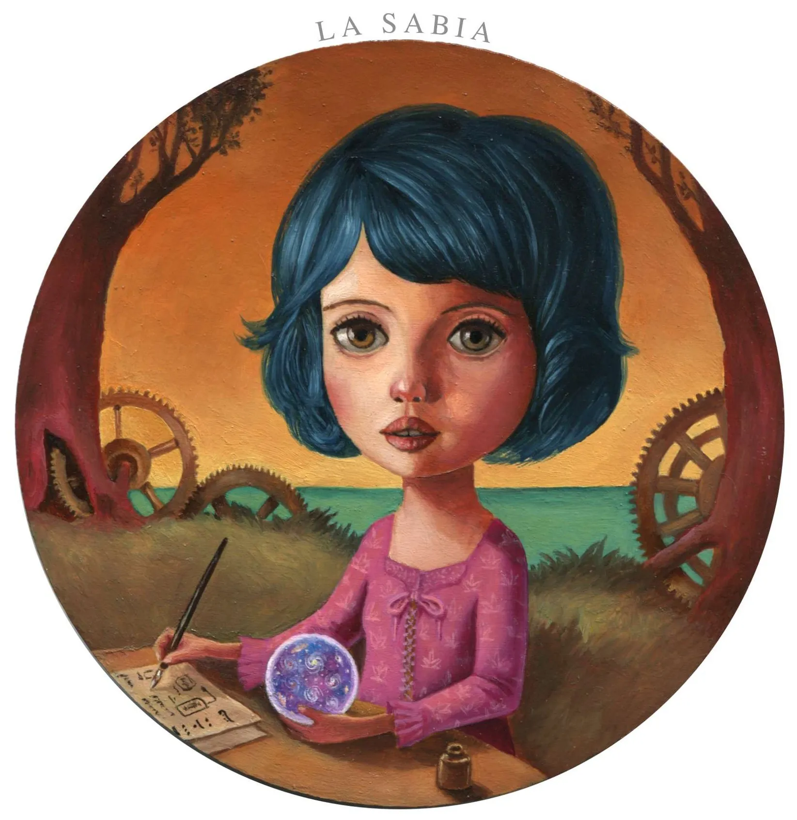 Ilustración de la sabia
