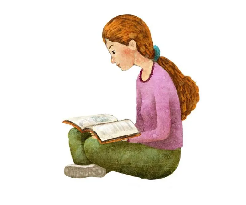 Ilustración de lectura
