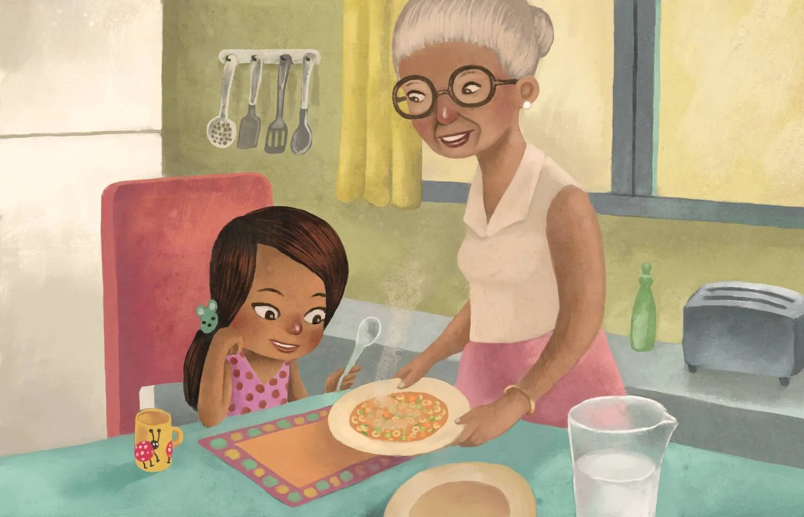 Ilustración de mi abuelita