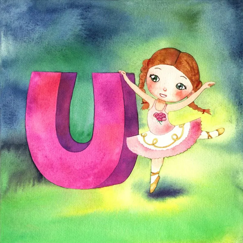 Ilustración de nena u