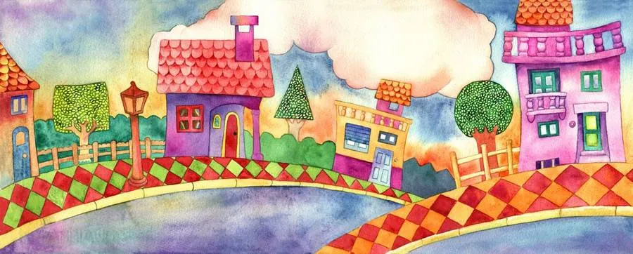 Ilustración de perro paseador