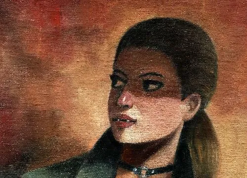 Ilustración de portada vampira