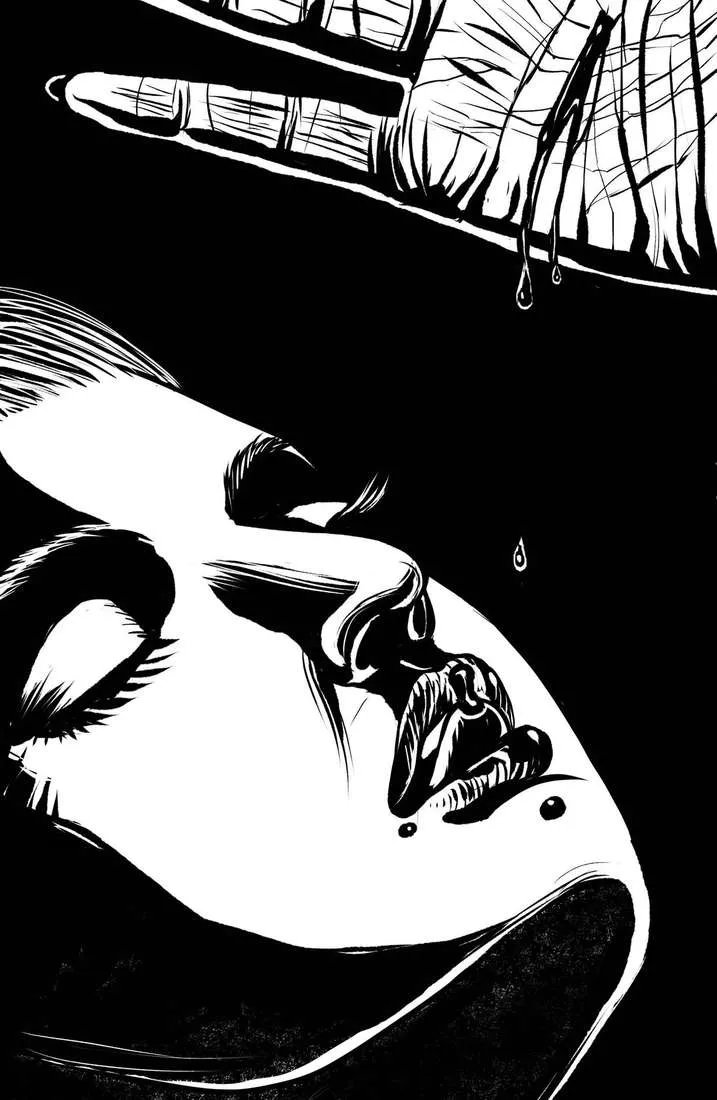 Ilustración de vampira